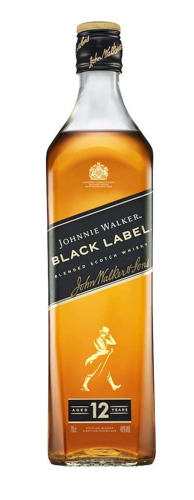 Johnnie Walker Black Label 12 Jahre Blended Scotch Whisky, 70cl